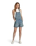 G-STAR RAW Women's Jumpsuit Short Dungaree Wmn, Blau (antique faded laguna D24388-D536-G325), M
